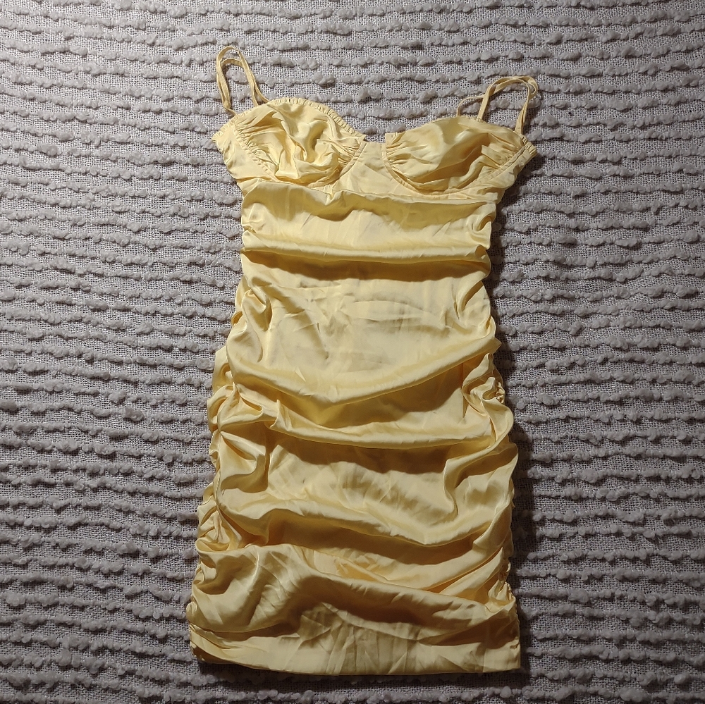 Fashion Nova ruched mini dress